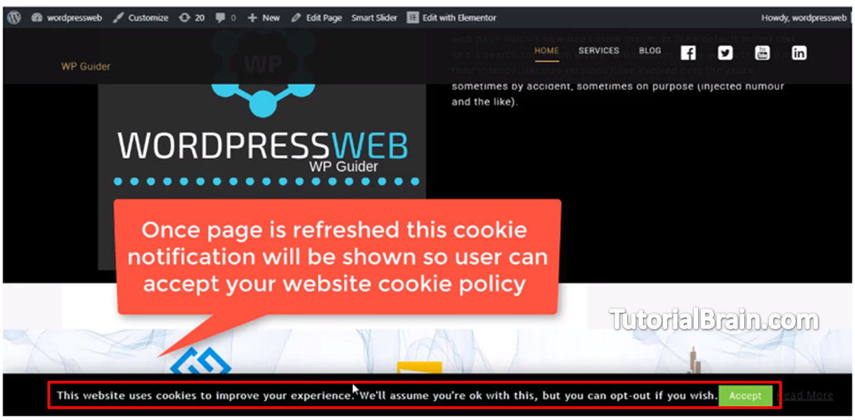 Cookie example