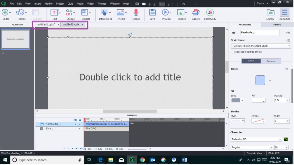 Adobe Captivate: Files Tab