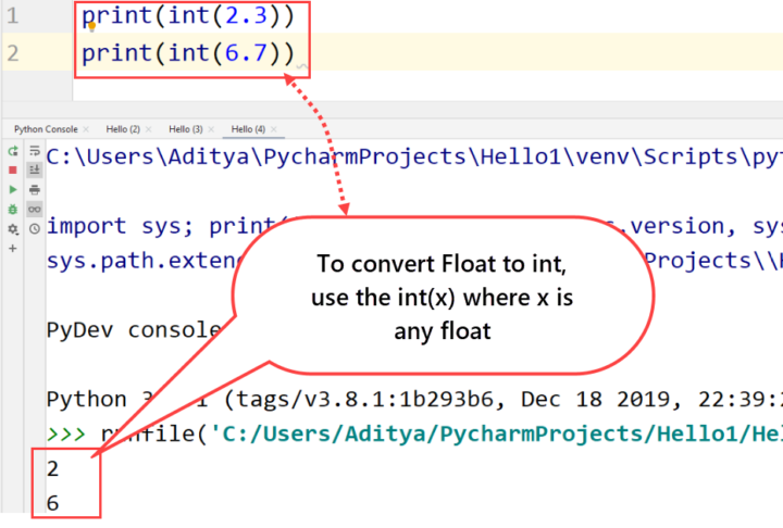 Python Numbers — TutorialBrain
