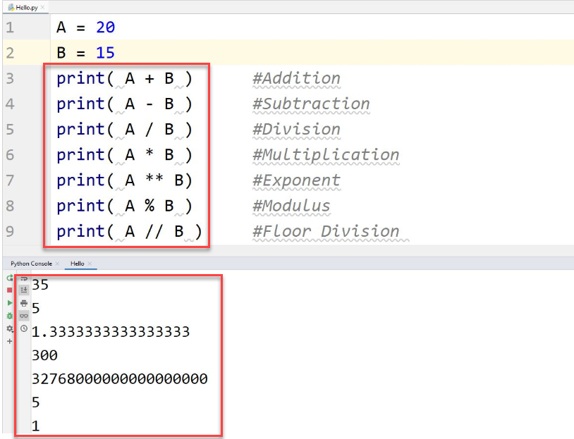 Python Operators Tutorialbrain