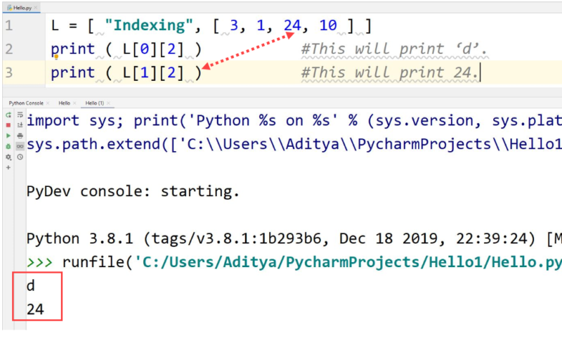 Python List — TutorialBrain