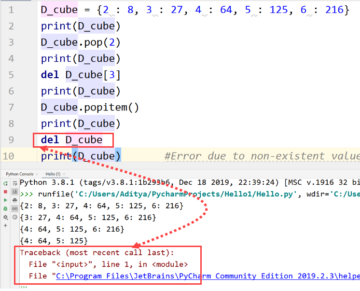 Python Dictionaries — TutorialBrain