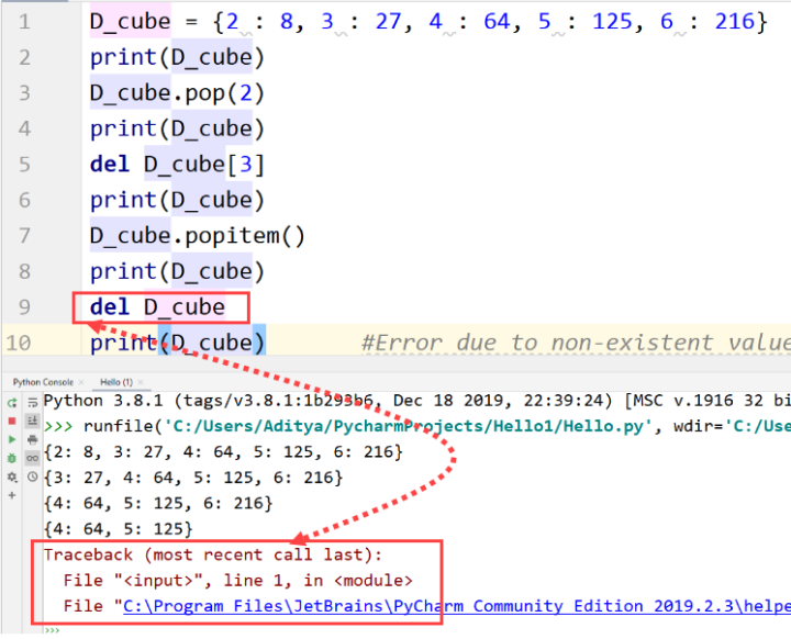 Python Dictionaries — TutorialBrain