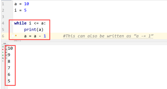 Python While Loop — TutorialBrain
