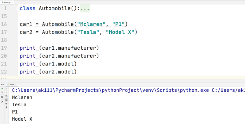 Python Classes — TutorialBrain