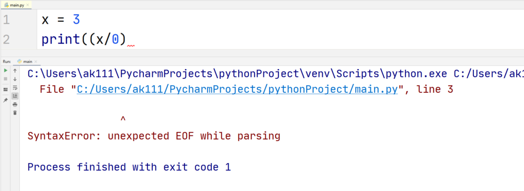 Python Exceptions — TutorialBrain