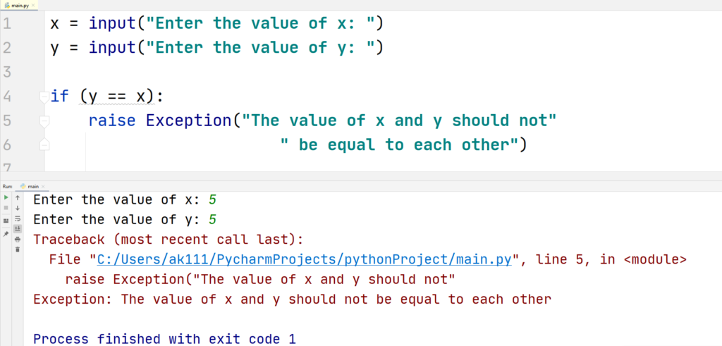 Python Exception Handling  Exception Handling Process in Python