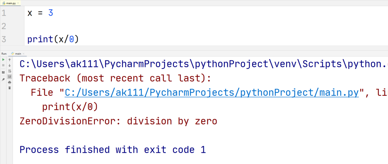 Python Exceptions — TutorialBrain
