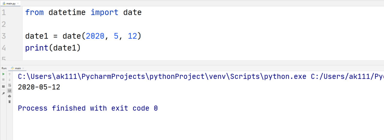 Python Dates — TutorialBrain