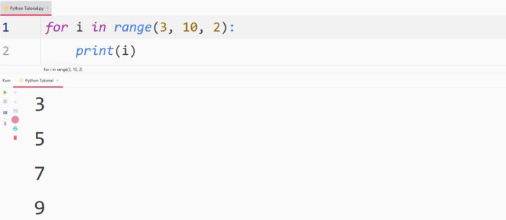 Python For Loop — TutorialBrain