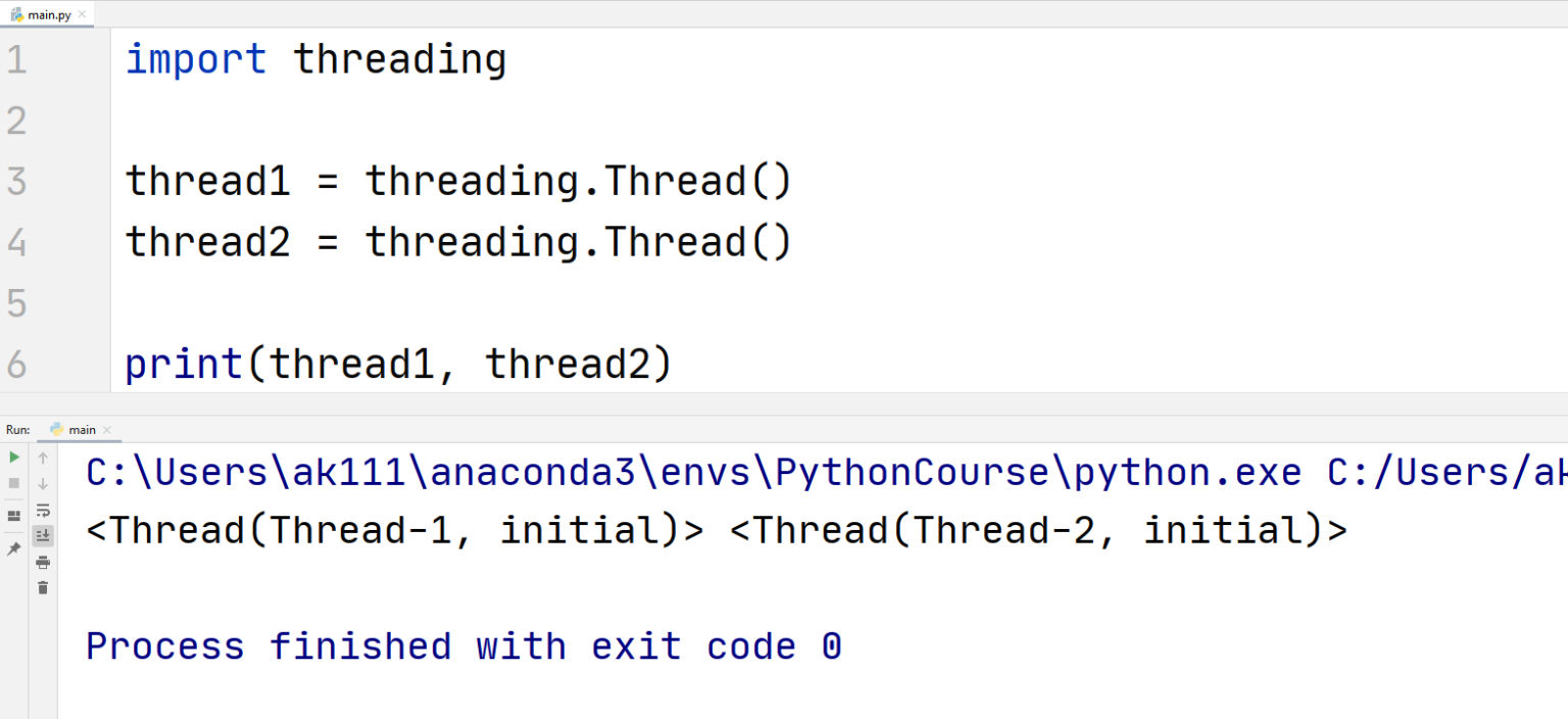 Python Multithreading β TutorialBrain