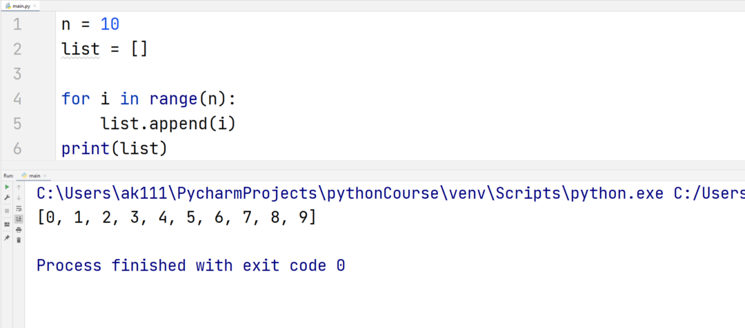 Python Create List — TutorialBrain